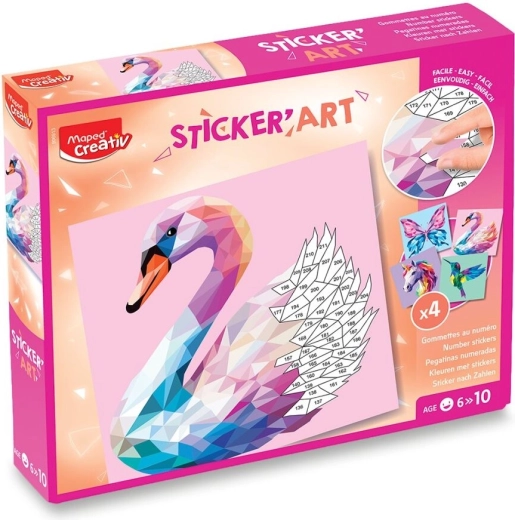 Maped set creativo Sticker' Art – creature eleganti