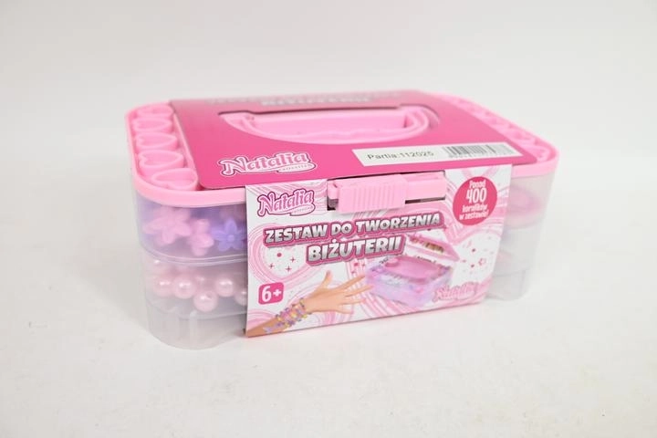 Set creativo per realizzare gioielli con perline e organizer