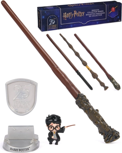 Spin Master Harry Potter 25 Years of Magic bacchetta magica da collezione con sorpresa - 1 pezzo
