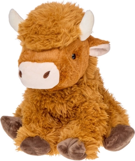 Mucca scozzese di peluche