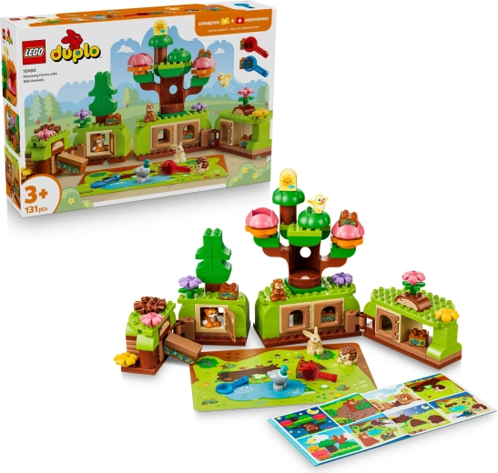 LEGO DUPLO La foresta degli esploratori con animali selvatici