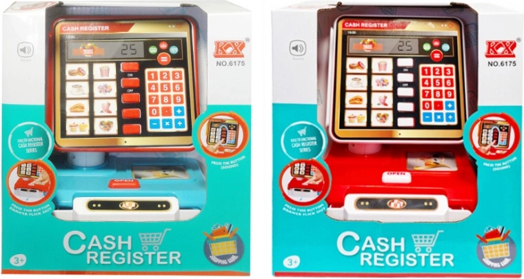 Registratore di cassa per bambini con calcolatrice