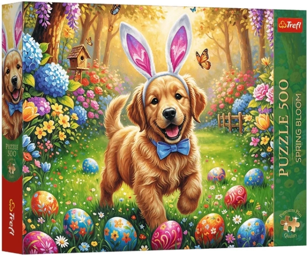Puzzle Trefl Premium Plus Spring Bloom: Cane pasquale 500 pezzi