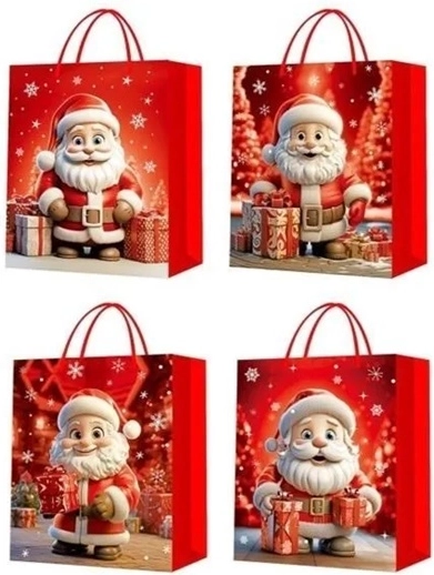 Borsa regalo con motivo św, formato L