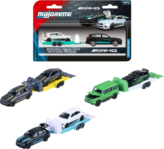 Majorette Mercedes-AMG con rimorchio – modello in metallo con parti mobili