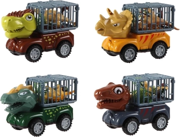 Auto a molla Dinosaurio con figurina