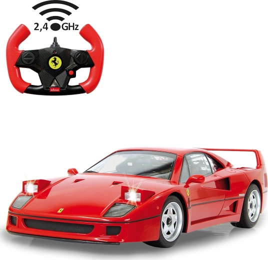Jamara Ferrari F40 auto RC 1:14, rosso, 2,4 GHz
