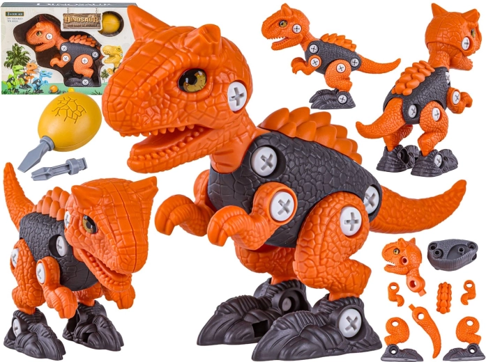 Set di costruzioni dinosauro da avvitare e svitare