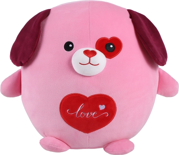 Cagnolino di peluche Láskáček rosa 20 cm