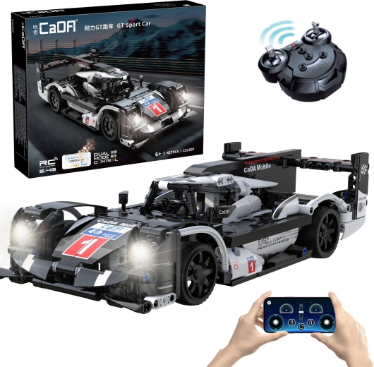 Auto sportiva telecomandata CaDA GT Sport Car con luci LED