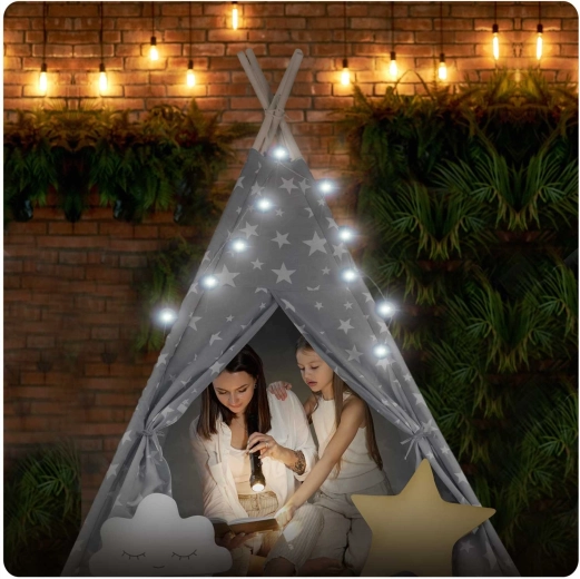 Atmosfera magica con lucine