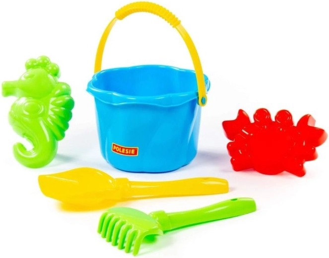 Set da sabbia secchiello fiore