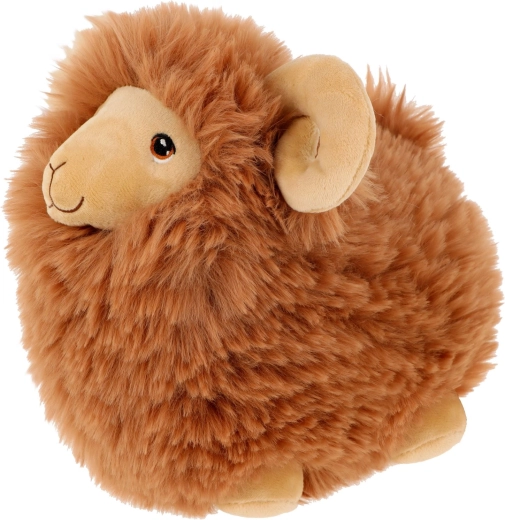 Keel Toys Keeleco agnellino marrone in peluche ecologico 18 cm