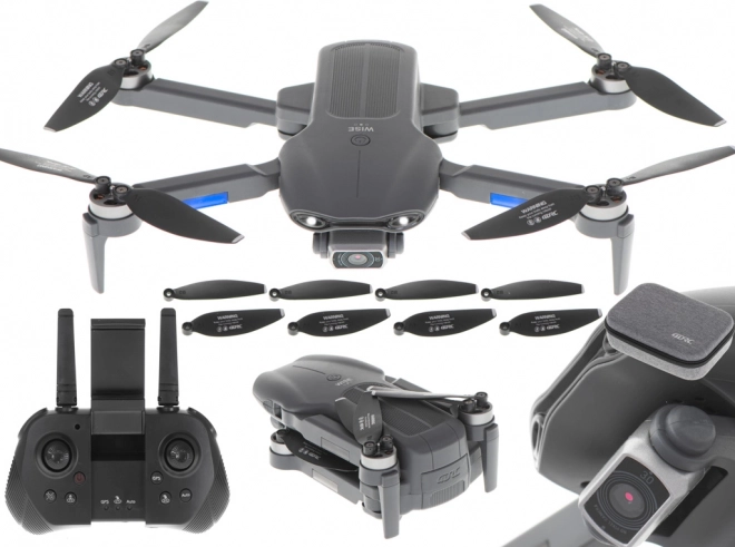 Drone con fotocamera 6K, GPS, WiFi 2000 m