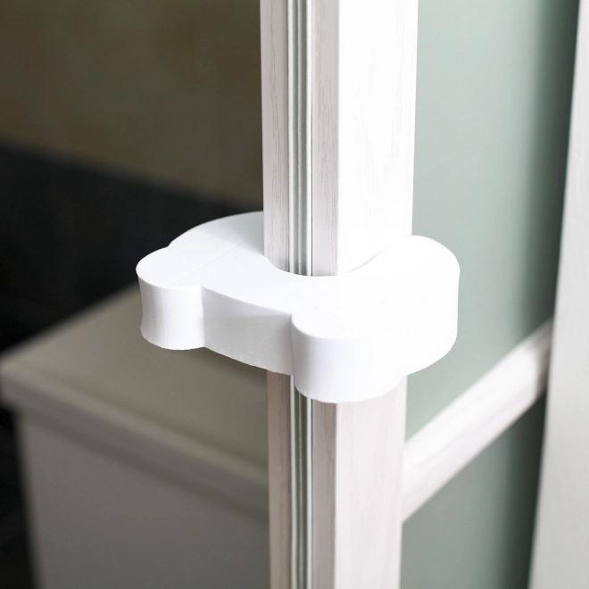 ZOPA protezione anti-schiacciamento delle dita per porte, bianca