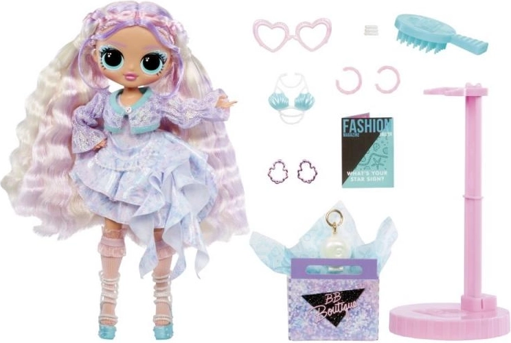 Bambola L.O.L. SURPRISE! O.M.G. Pearl – bambola alla moda con accessori 24 cm