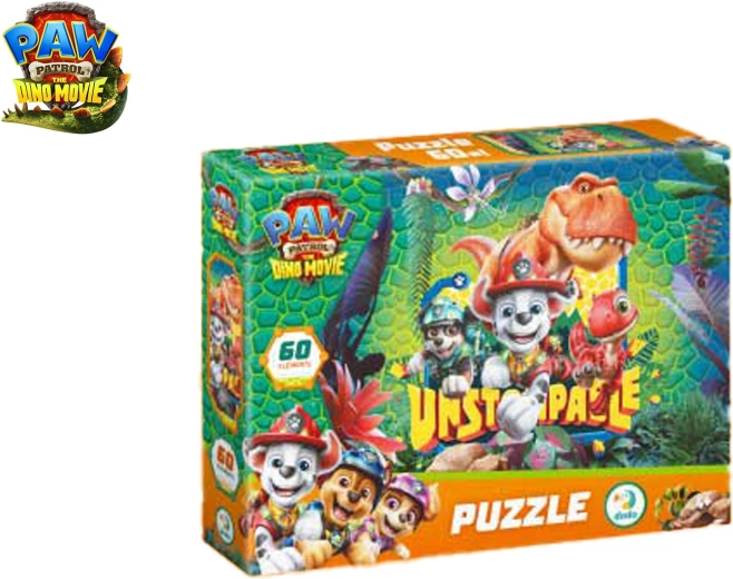 Puzzle Paw Patrol: The Dino Movie, 60 pezzi, 32 × 23 cm