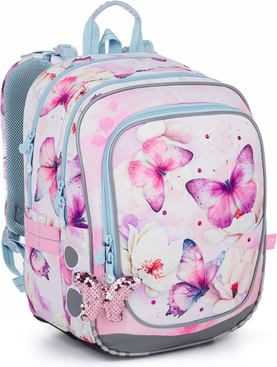 Zaino scolastico leggero Topgal con farfalle Endy