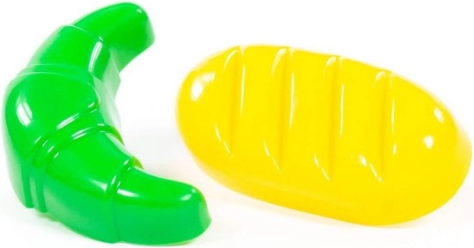 Formine per sabbia a forma di pieróg e cornetto