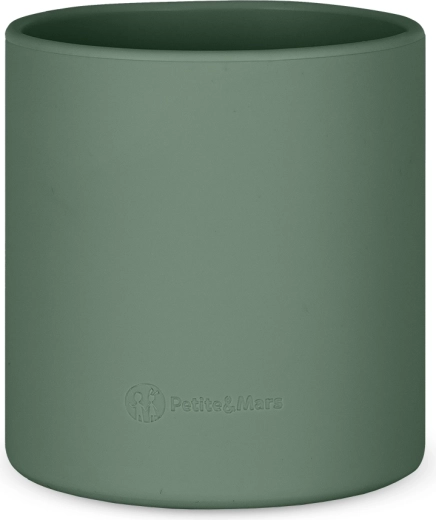 Petite&Mars tazza in silicone Take&Match misty green 6m+