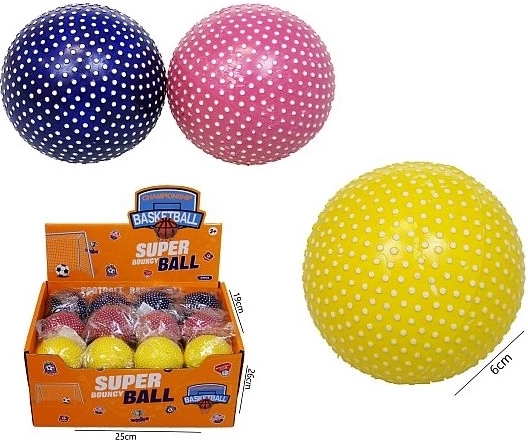 Pallina dura a pois 6 cm