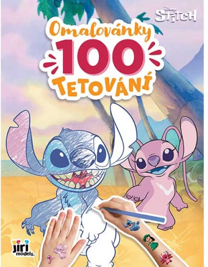 Libro da colorare con 100 tatuaggi Lilo & Stitch