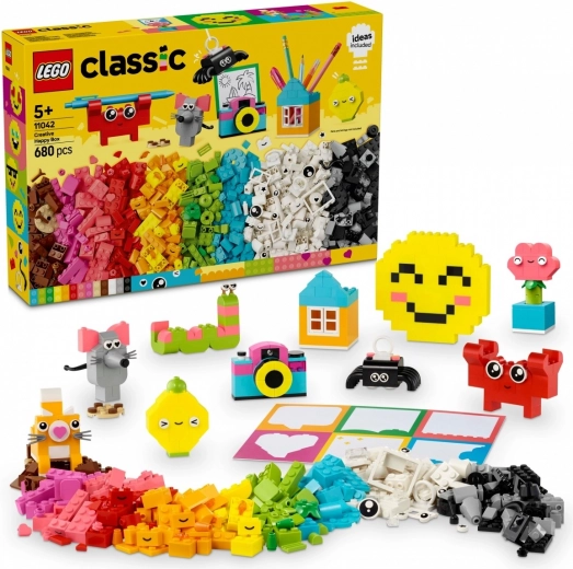 LEGO Classic 11042 Scatola della Felicità Creativa Set di Giochi Creativi