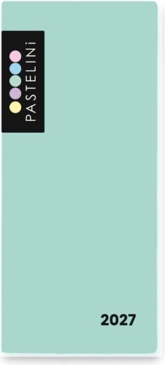 Agenda settimanale Pastelini in copertina PVC 2027 verde