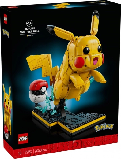 LEGO Pokémon Pikachu e Poké Ball – modello da collezione