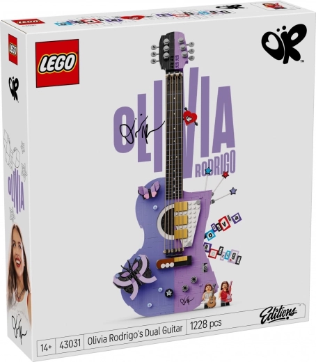LEGO Editions Music chitarra doppia di Olivia Rodrigo