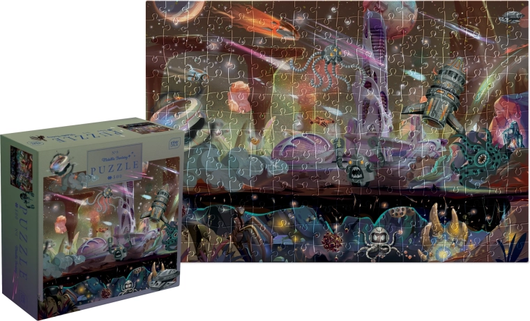 Puzzle Metallic Fantasy: spedizione nello spazio 500 pezzi