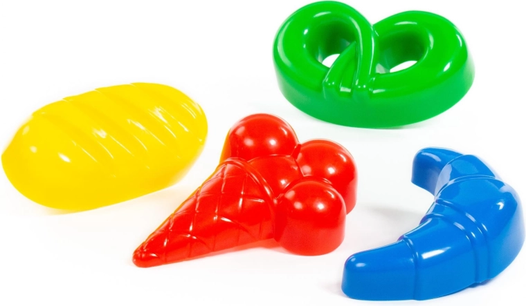 Realizzazione in plastica colorata e resistente