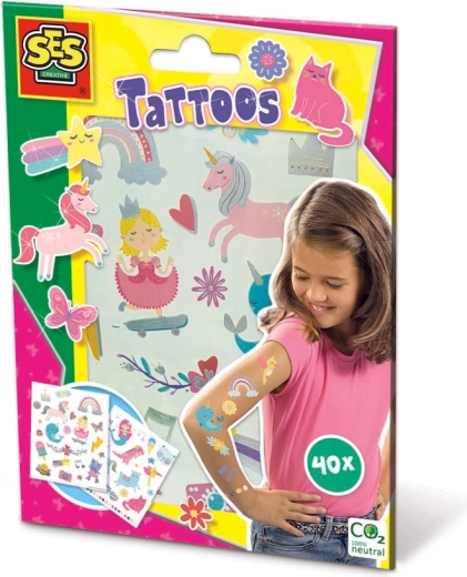 SES tatuaggi per bambine 40 pezzi