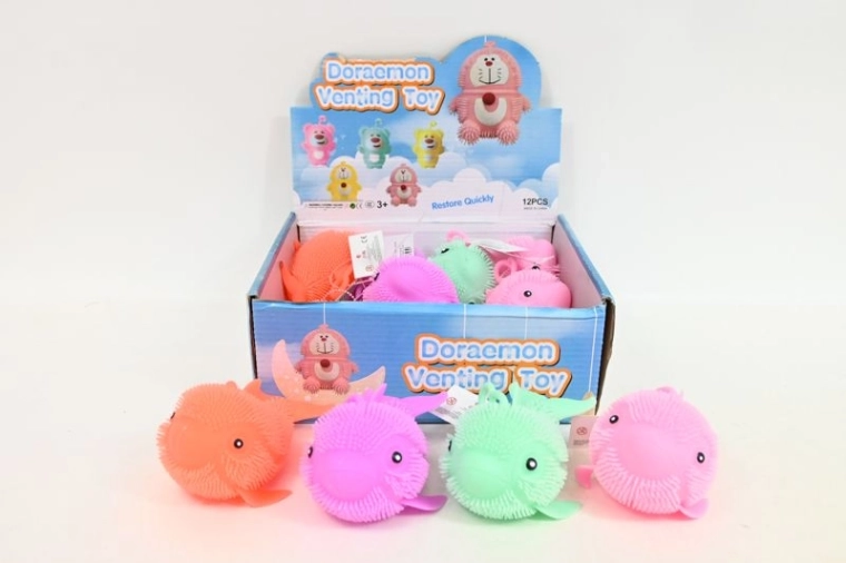 Pesciolino con luce – piccolo giocattolo per bambini in espositorie da vendita (12 pz)
