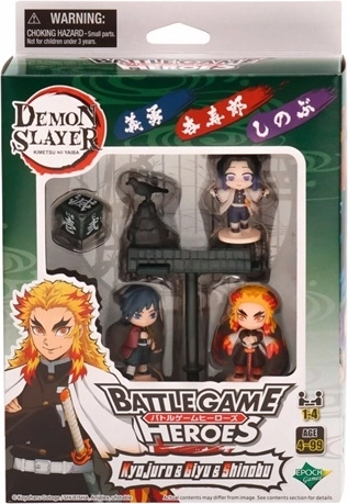 Set da collezione di figure Sylvanian Families Demon Slayer con Kyojuro, Giyu e Shinobu
