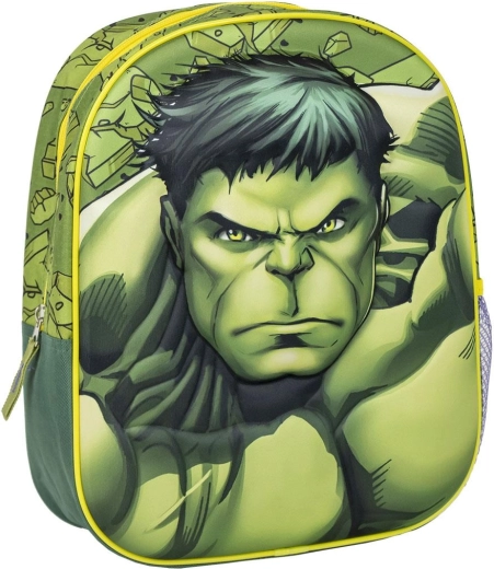 Zaino 3D per bambini Marvel Avengers Hulk