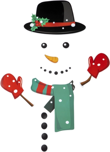 Magnete da frigorifero Pupazzo di neve – set da 20 pezzi