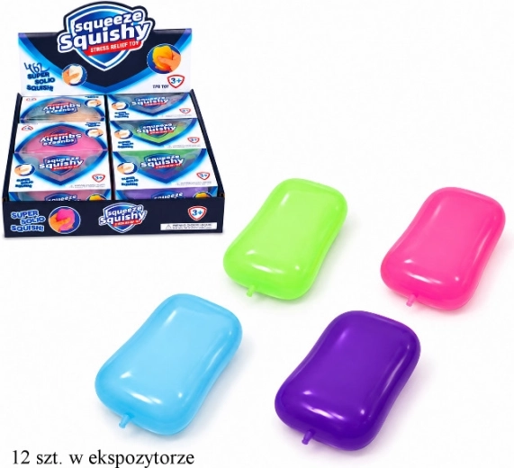 Sapone antistress da schiacciare con olio di cocco - 1 pezzo