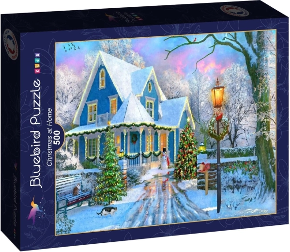 Puzzle Bluebird A casa a Natale 500 pezzi - 1 pezzo