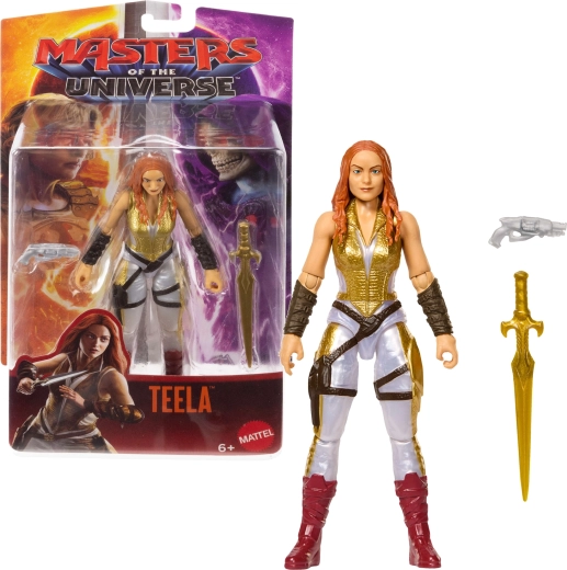 Mattel Masters of the Universe action figure Teela 13 cm con spada e arma