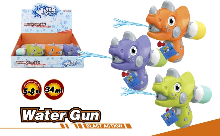 Pistola ad acqua dinosauro