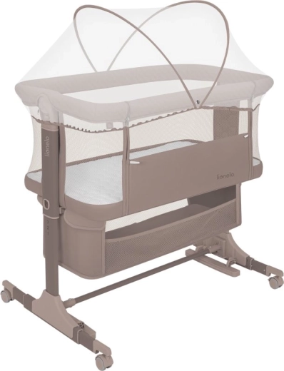 Culla co-sleeping Lionelo Jodie 3 in 1 beige taupe