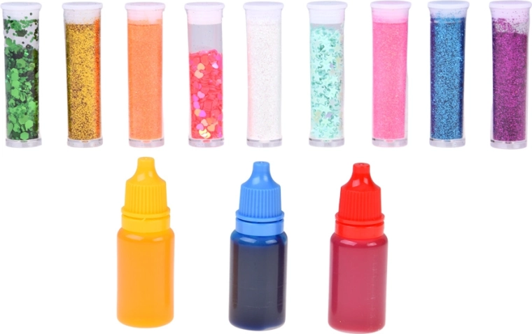 Glitter, coriandoli e coloranti per un effetto scenografico