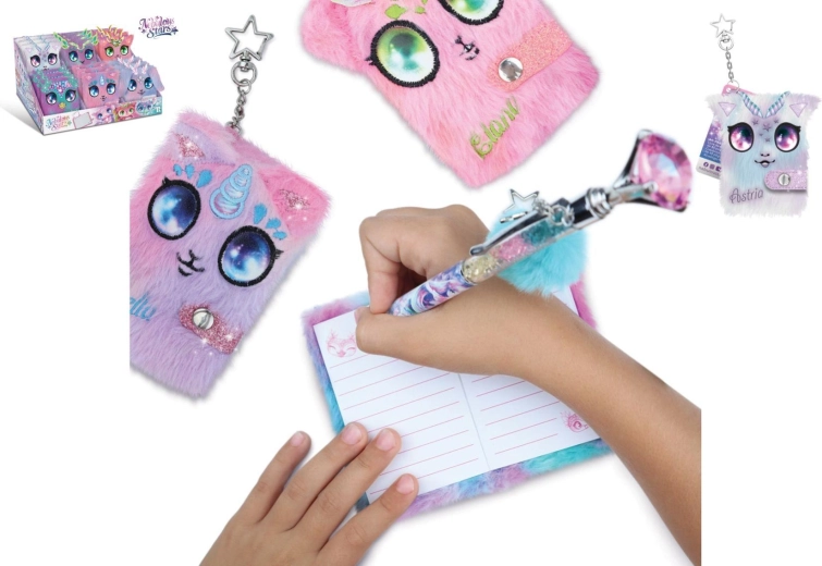 Mini diario Nebulous Stars peloso 8 × 11 cm - 1 pezzo