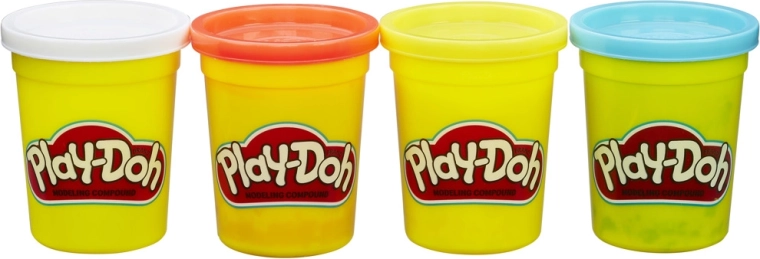 Play-Doh set iniziale di pasta modellabile – 4 vasetti