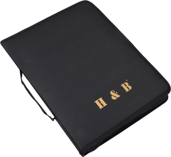 Pratico astuccio con zip per ordine e trasporto
