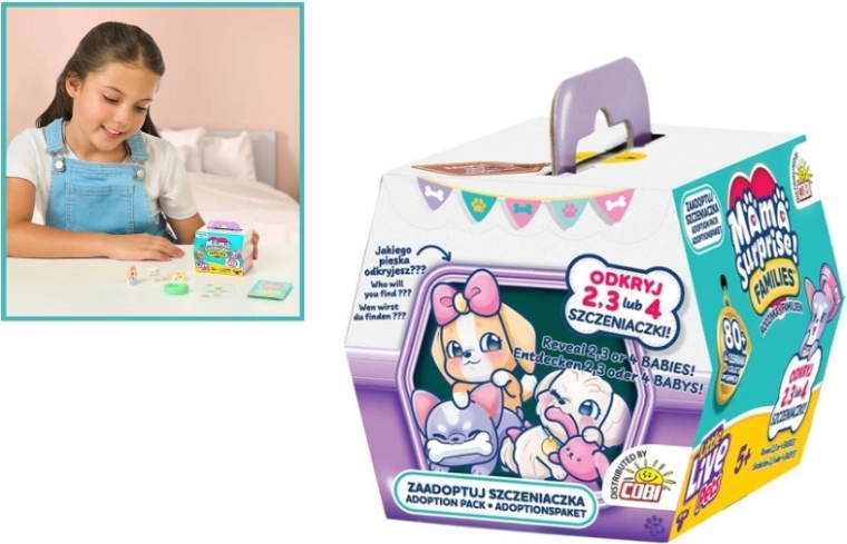 COBI Little Live Pets Famiglie adottano cuccioli - 1 pezzo