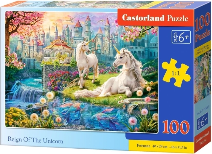 Puzzle Castorland Regno degli unicorni 100 pezzi
