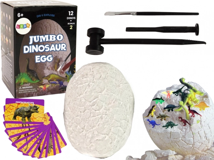 Uovo di dinosauro gigante - Set per paleontologia