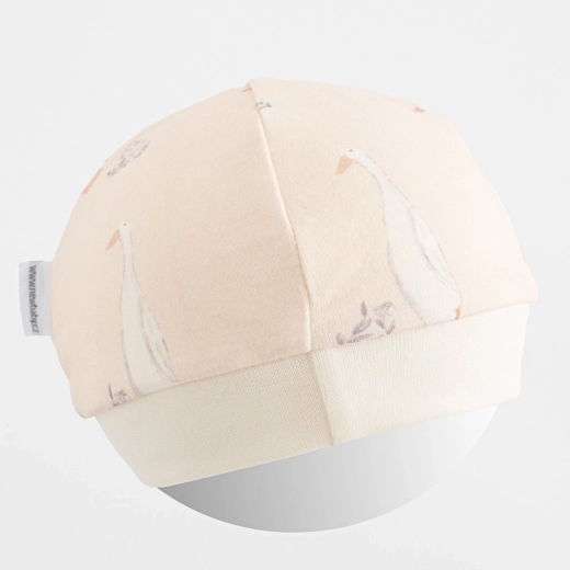 Berretto da neonato in cotone New Baby con ochette